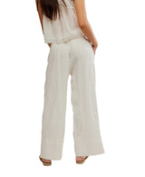 Free People Days End Linen Pull On - Clean Ivory