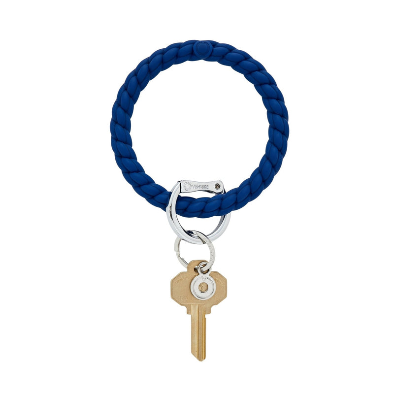 Oventure Big Braided O Key Ring - Midnight Navy