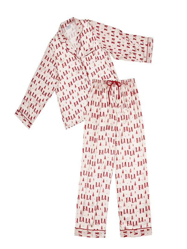 Bella Long Sleeve Falala PJ Set - Pink