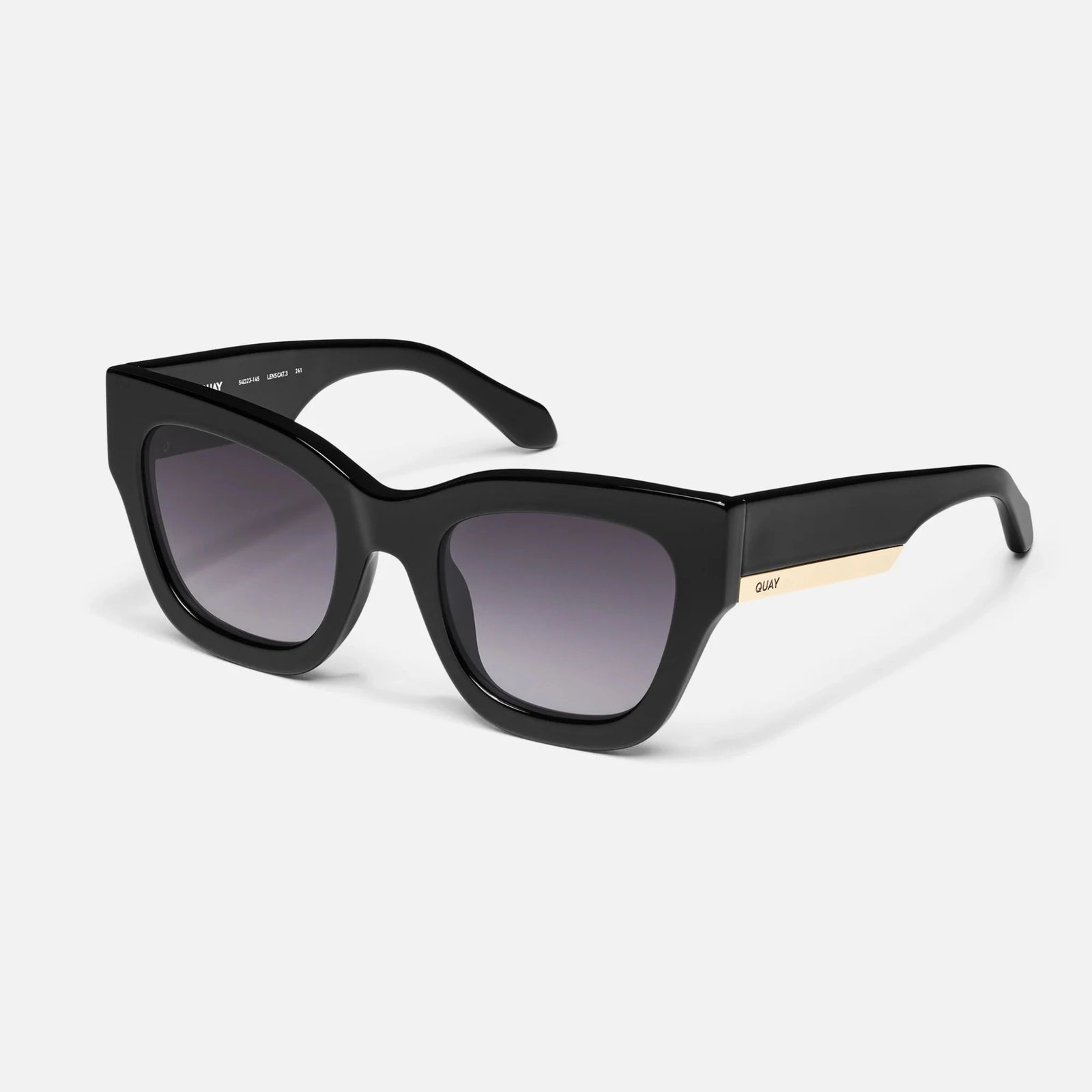 Quay By The Way Sunglasses - Black – The English Rose Boutique
