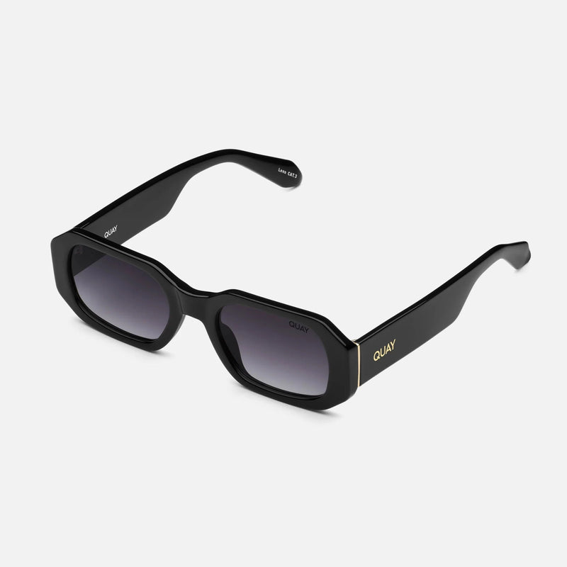 Quay Hyped Up Sunglasses - Black