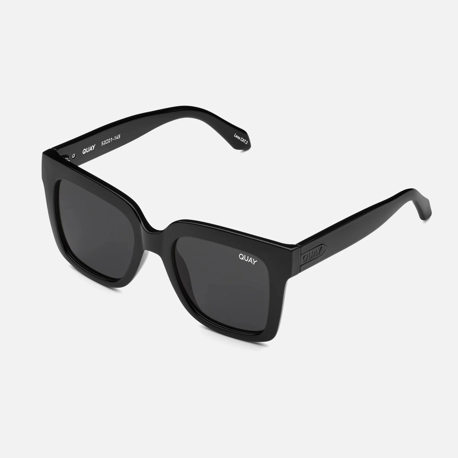 Quay Australia Women\'s Icy Square Sunglasses Black Amazon.com: Quay Women main image 4