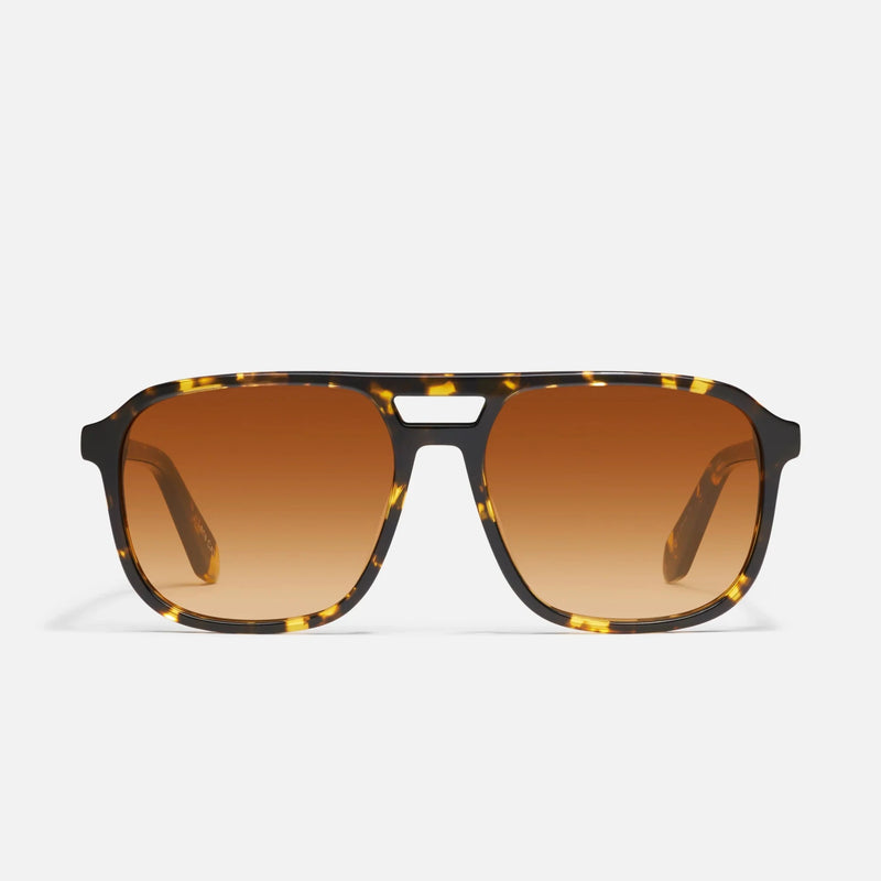 Quay On The Fly Sunglasses - Shiny Yellow Tortoise