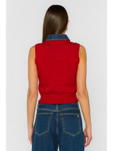Velvet Heart Renier Vest - Red