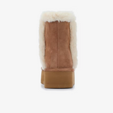 Madden Girl Everettt Fur Boots - Tan