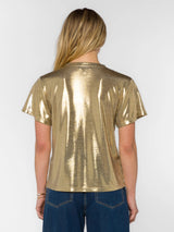 Velvet Heart Zelda Top - Gold