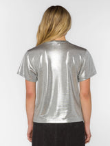 Velvet Heart Zelda Top - Silver