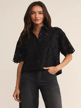 Z Supply Midnight Lace Top - Black