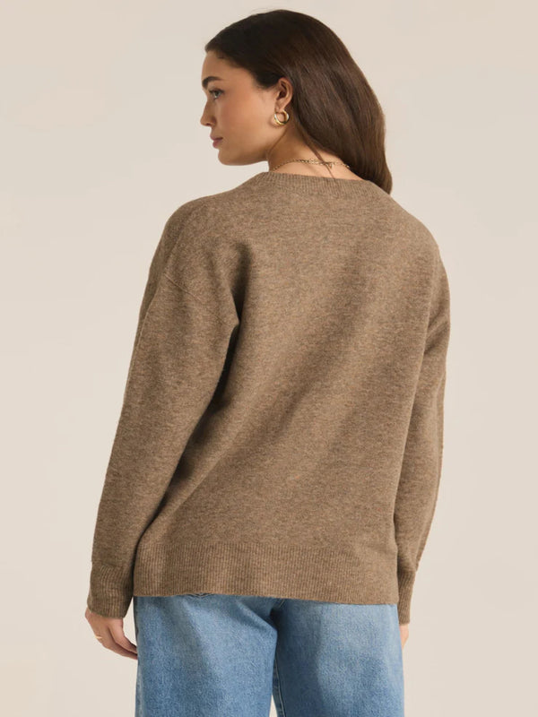 Z Supply Gia Crew Neck Sweater - Chai