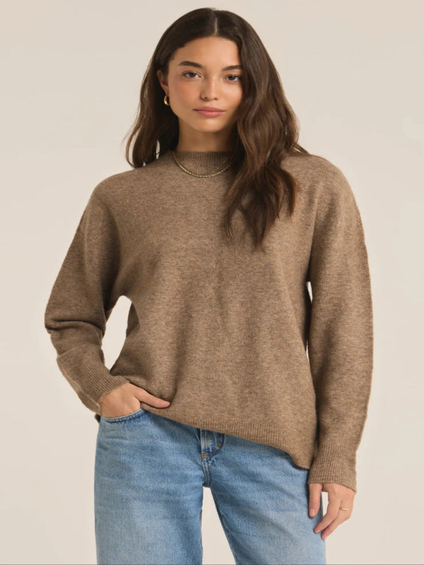 Z Supply Gia Crew Neck Sweater - Chai