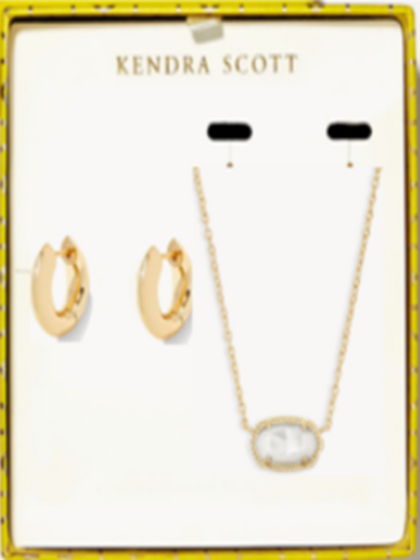 Kendra Scott Elisa Mikki Gift Set - Gold Ivory MOP