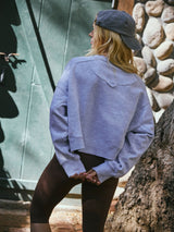 FP Movement Intercept Pullover SS - White Heather Grey