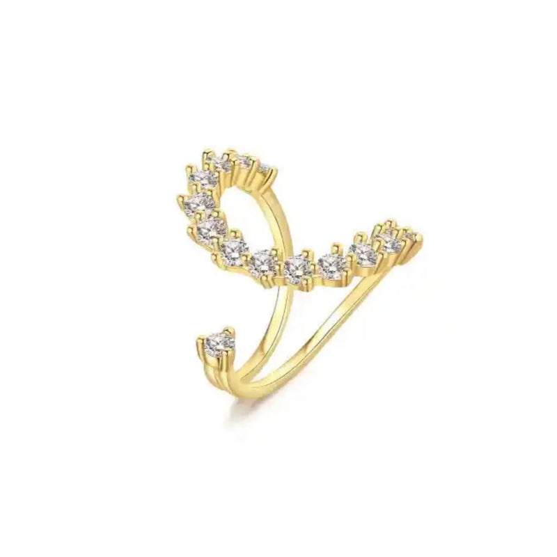 Sahira Felicia CZ Ring - Gold