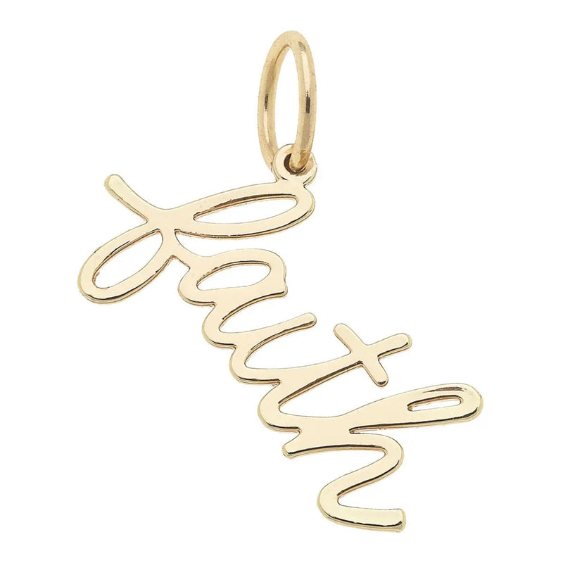 Faith Charm - Gold