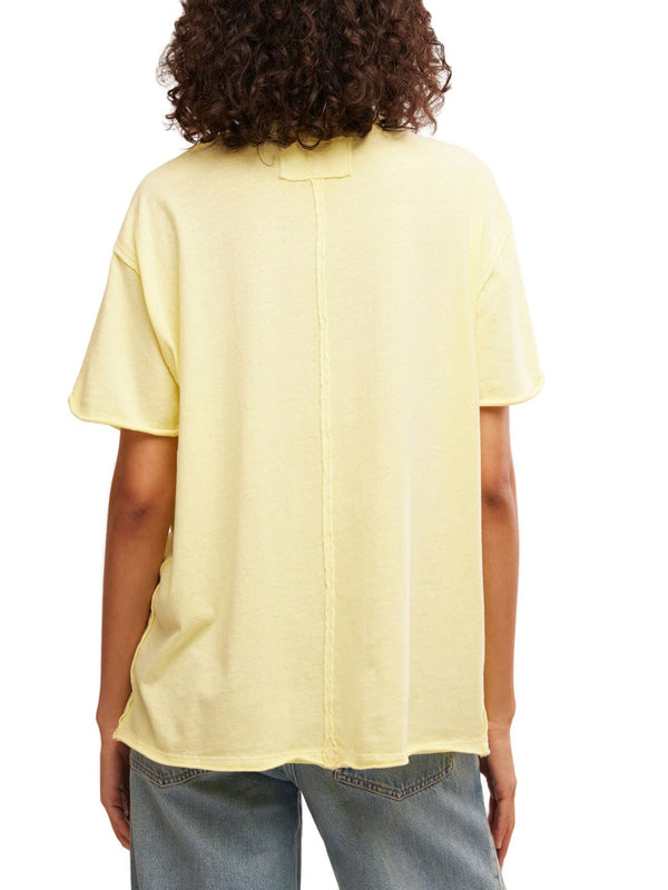 Free People Nina Tee - Yellow Finch