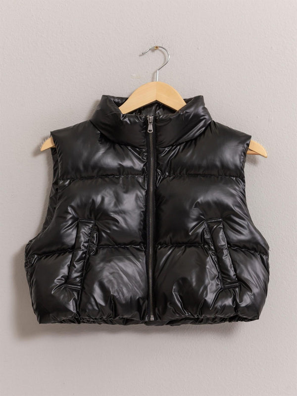 Cold Front Puffer Vest - Black