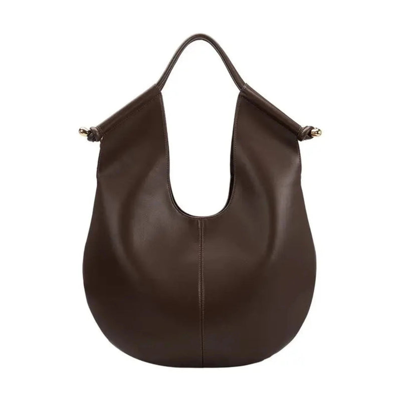 Melie Bianco Tracy Recycled Vegan Shoulder Bag - Espresso