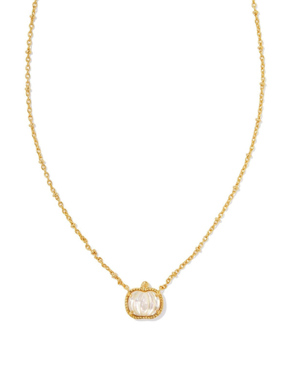 Kendra Scott Pumpkin Necklace - Gold Ivory MOP