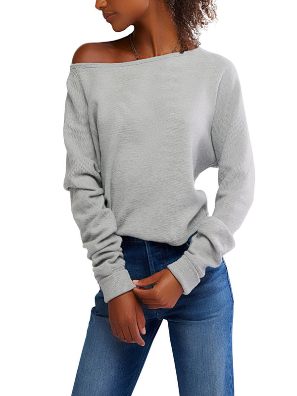 Free People Jess Long Sleeve - Heather Grey