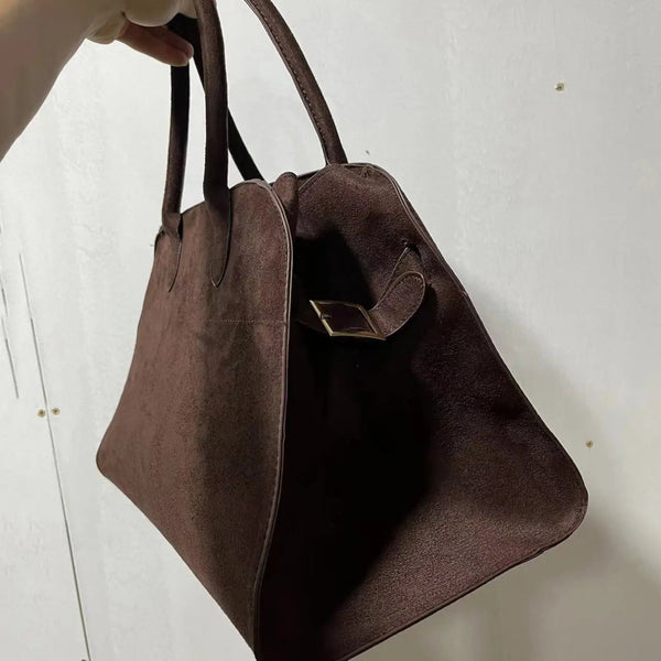 The Latte Luxe Handbag - Brown