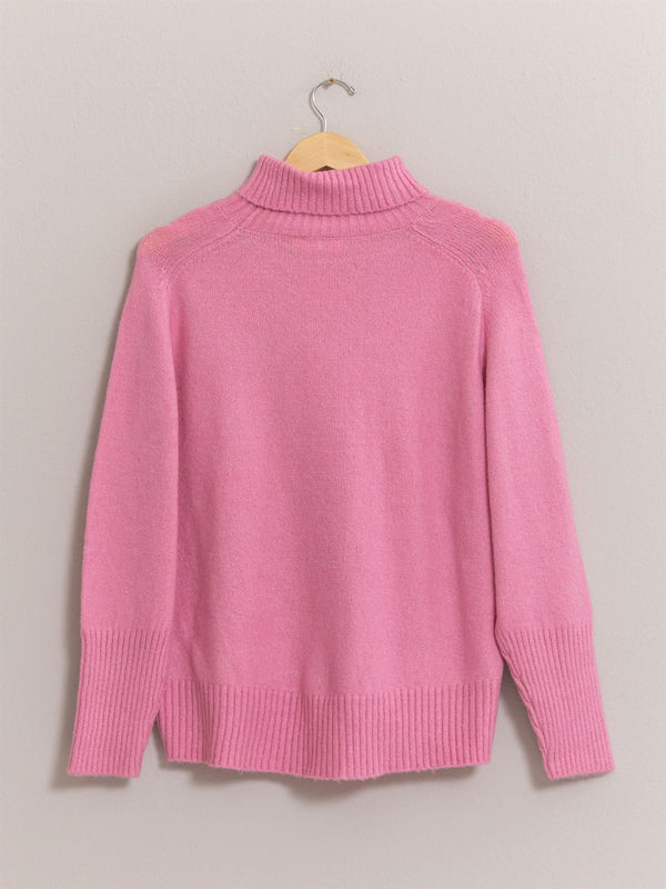 Blush Charm Sweater - Rose Pink