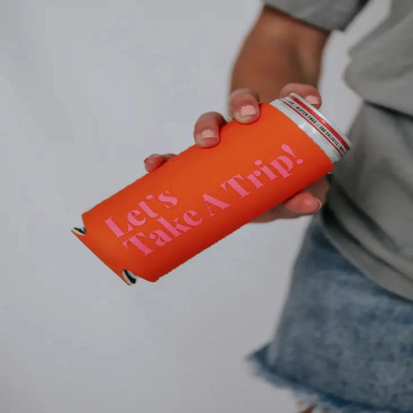Tall Drink Sleeve "Lets Take A Trip"