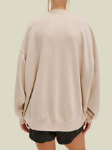 Free People Slow It Down Pullover - Morning Oat
