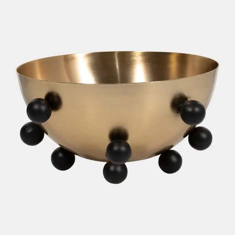 Bubble Bowl - Gold/Black