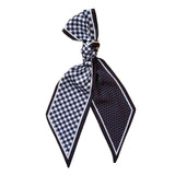 Twirl & Tie Scarf - Gingham Black