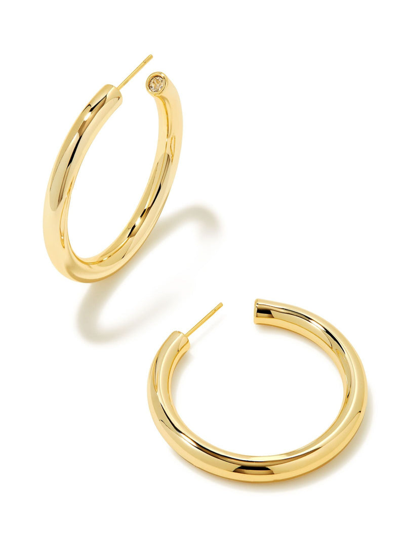 Kendra Scott Colette Large Hoop Earrings - Gold