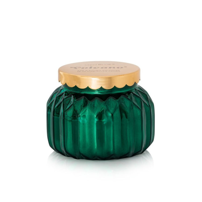 capri BLUE Green Royal Gem Volcano Signature Jar, 19 oz