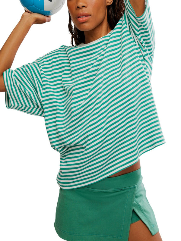 FP Movement Stripe Tackle Tee - Court Stripe Green