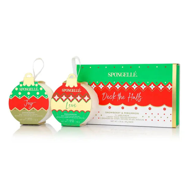 Spongelle Deck The Halls Ornament Gift Set