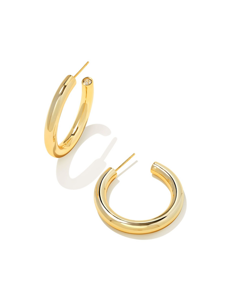 Kendra Scott Colette Hoop Earrings - Gold