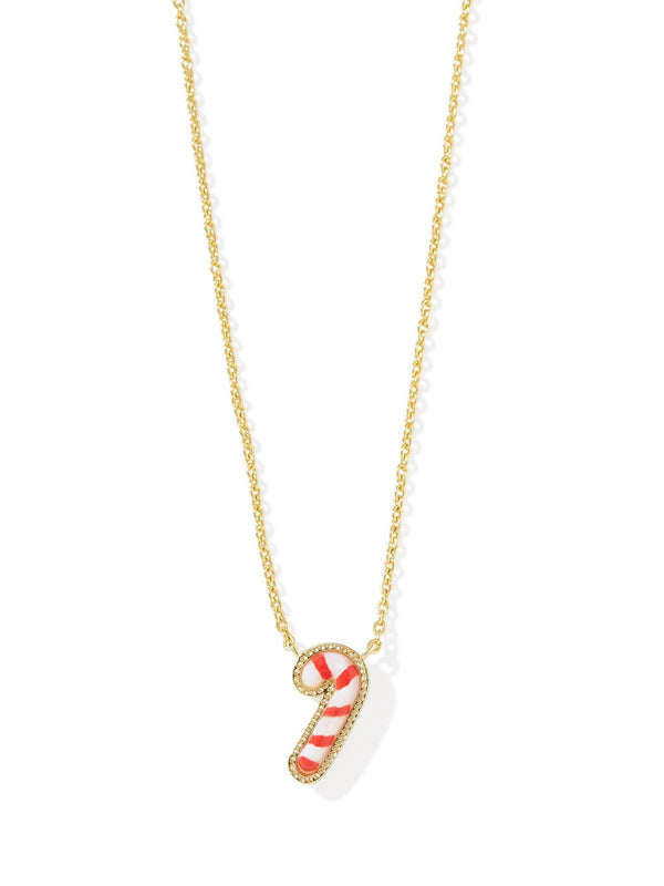 Kendra Scott Candy Cane Pendant Necklace - Gold