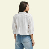 The Millie Blouse - Ivory