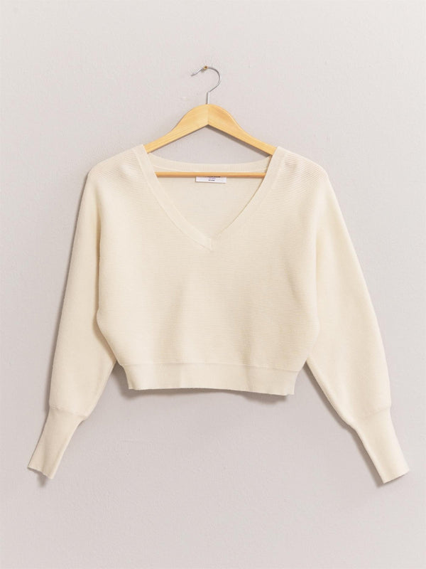 Toasty Ribbed Sweater - Cream