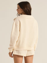 Z Supply Sonata Fleece Sweatshirt - Sea Salt