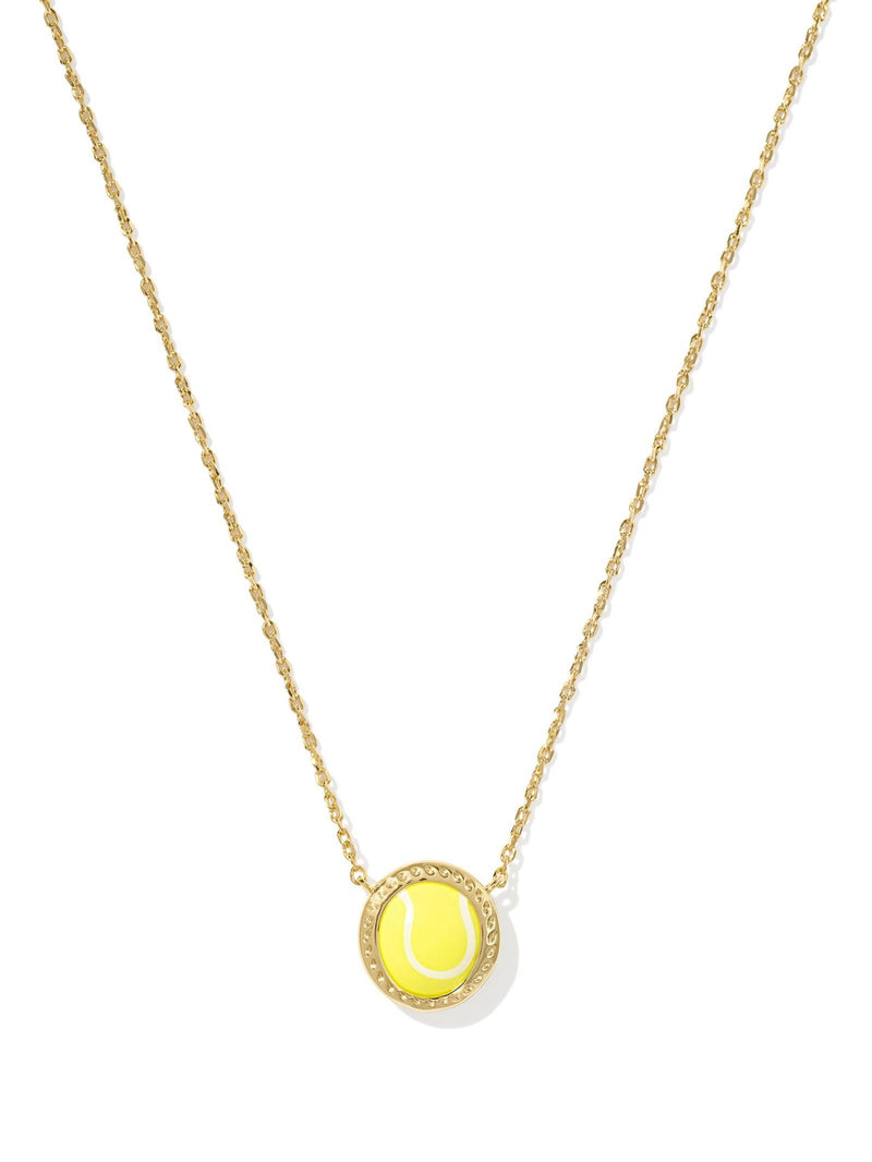 Kendra Scott Tennis Short Pendant Necklace - Gold