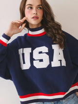 USA Sweatshirt - Navy