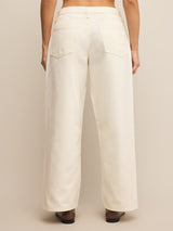 Z Supply Lou Denim Pants - Off White