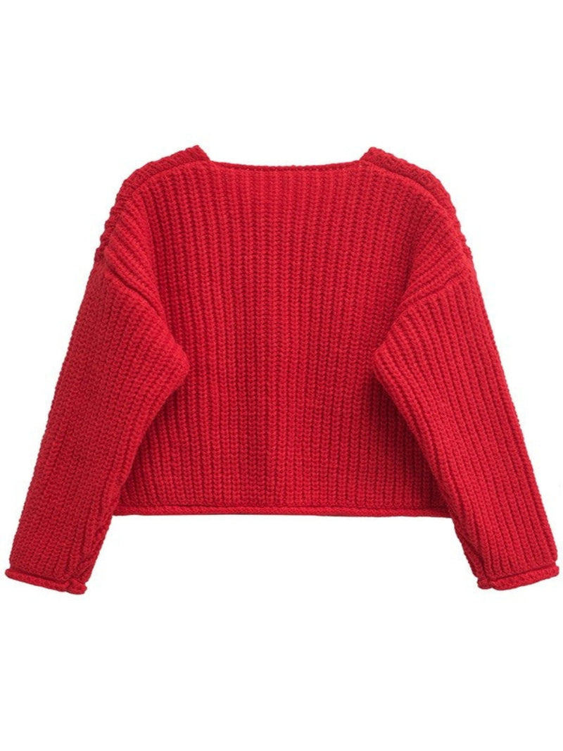 Holiday Happiness Sweater - Red