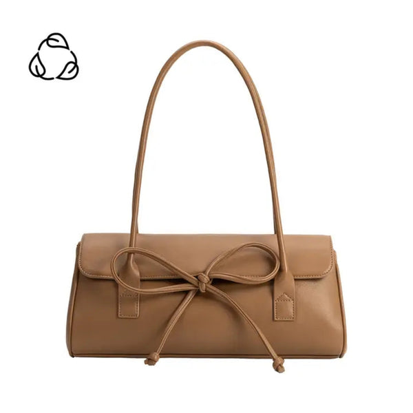 Melie Bianco Bowie Recycled Vegan Shoulder Bag - Mocha