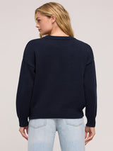 Z Supply Beach Boyfriend Sweater - Eclipse