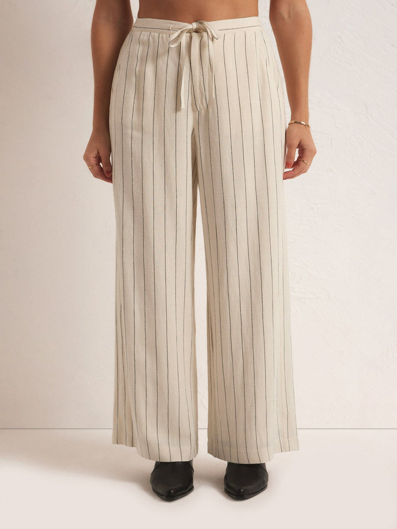 Z Supply Cortez Pinstripe Pant - Sandstone