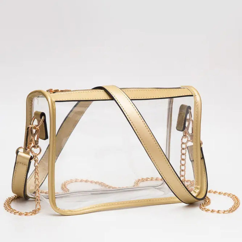 Clear Rectangle Stadium Concert Crossbody Bag
