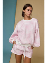 Gingham Short Set - Pink