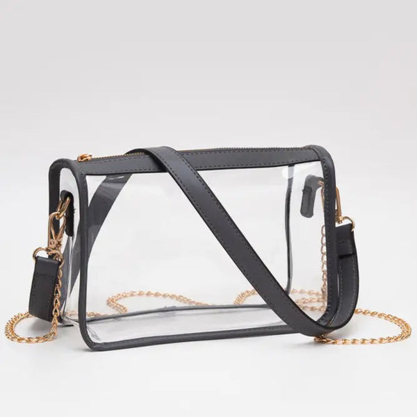 Clear Rectangle Stadium Concert Crossbody Bag