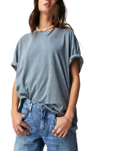 Free People Nina Tee - Blue Mirage