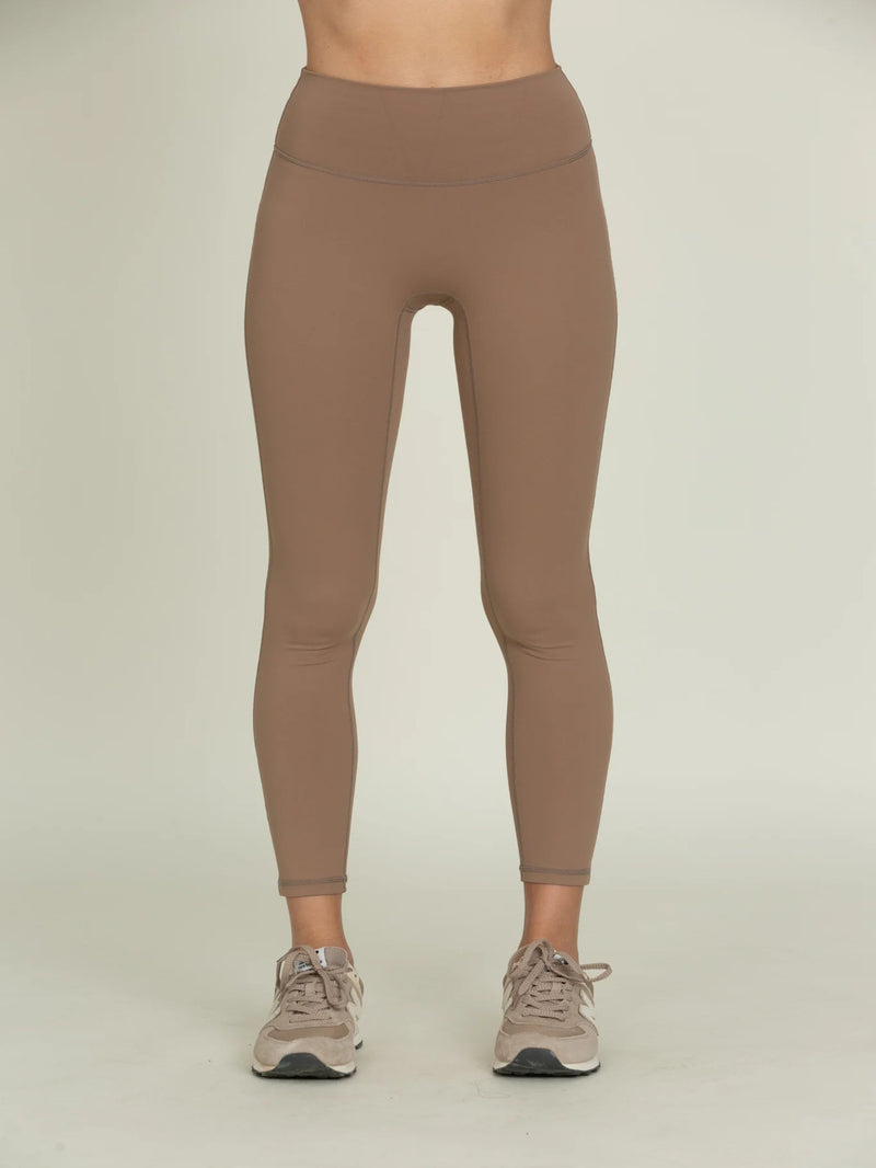 Gold Hinge MotionCloud Leggings - Walnut